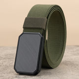 Men’s Tactical Canvas Belt – Automatic Buckle Military-Style Training Belt | Style Haven