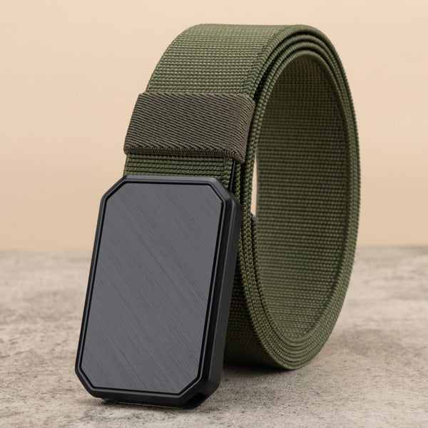 Men’s Tactical Canvas Belt – Automatic Buckle Military-Style Training Belt | Style Haven
