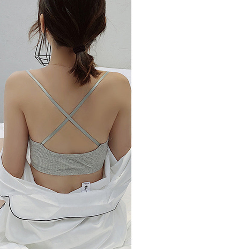 French Triangle Cup Bralette – One-Size Lightweight Acrylic Lingerie for Women