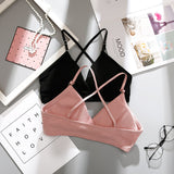 French Triangle Cup Bralette – One-Size Lightweight Acrylic Lingerie for Women