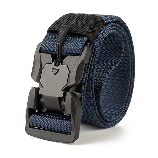 Men’s Magnetic Buckle Tactical Belt – Outdoor-Ready Utility Gear | Style Haven