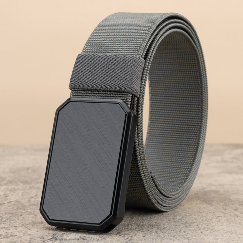 Men’s Tactical Canvas Belt – Automatic Buckle Military-Style Training Belt | Style Haven