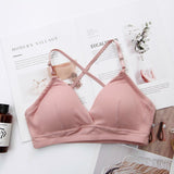 French Triangle Cup Bralette – One-Size Lightweight Acrylic Lingerie for Women