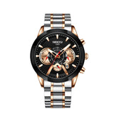 Nibosi Men’s Waterproof Quartz Watch – Luminous & Durable