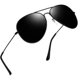 Polarized Aviator Sunglasses – Classic Unisex Mirrored UV Protection Eyewear
