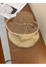Brim Sun-Proof Straw Hat – Breathable Dome Hat for Beach & Summer Style