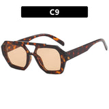Oversized Leopard Frame Sunglasses – Bold Summer Eyewear for Beach & Vacation Style