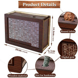 Euro Money Challenge Wooden Piggy Bank – 1K to 10K Savings Box with Tracker