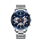 Nibosi Men’s Waterproof Quartz Watch – Luminous & Durable
