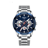 Nibosi Men’s Waterproof Quartz Watch – Luminous & Durable