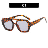 Oversized Leopard Frame Sunglasses – Bold Summer Eyewear for Beach & Vacation Style