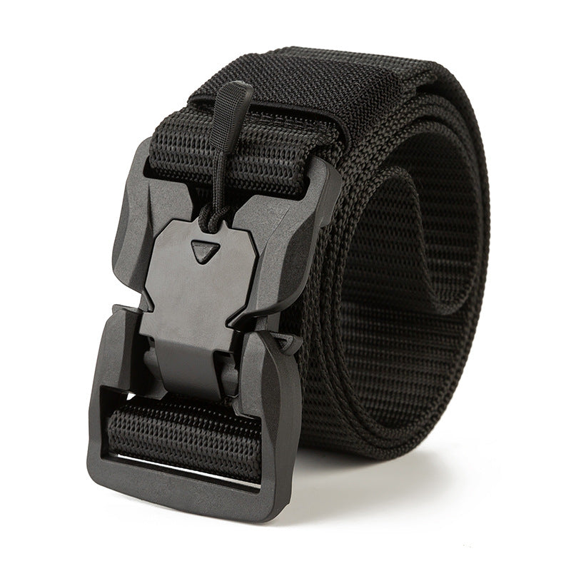 Men’s Magnetic Buckle Tactical Belt – Outdoor-Ready Utility Gear | Style Haven