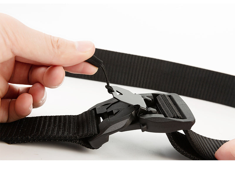 Men’s Magnetic Buckle Tactical Belt – Outdoor-Ready Utility Gear | Style Haven