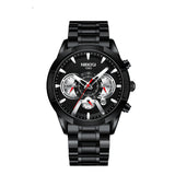 Nibosi Men’s Waterproof Quartz Watch – Luminous & Durable