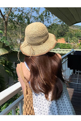 Brim Sun-Proof Straw Hat – Breathable Dome Hat for Beach & Summer Style