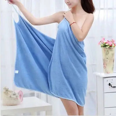 Women’s Wearable Towel Bathrobe Dress – Fast-Drying Beach & Spa Sleep Shirt | Style Haven