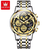 OLEVS 9947 Men’s Luxury Quartz Watch Waterproof Luminous Business Timepiece