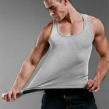 Men’s Square Neck Sports Vest – 100% Cotton Breathable Fitness Tank for Running & Outdoor Wear | Style Haven