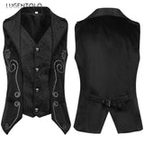 Men’s Medieval Costume Vest – Embroidered Renaissance Jacket for Halloween & Banquets | Style Haven