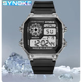 Digital Sports Watch for Men & Women – Waterproof Multifunction Luminous Wristwatch by Synoke | Style Haven