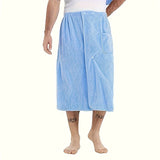 Coral Velvet Men’s Bath Towel – Adjustable Sauna Skirt Wrap for Home & Outdoor Use | Style Haven