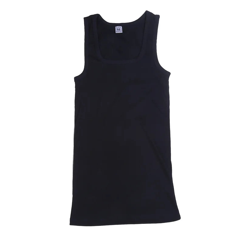Men’s Square Neck Sports Vest – 100% Cotton Breathable Fitness Tank for Running & Outdoor Wear | Style Haven