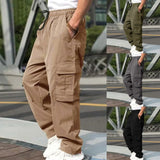 2025 Men’s Workwear Pants – Loose Straight Casual Trousers with Pockets for Spring & Autumn | Style Haven