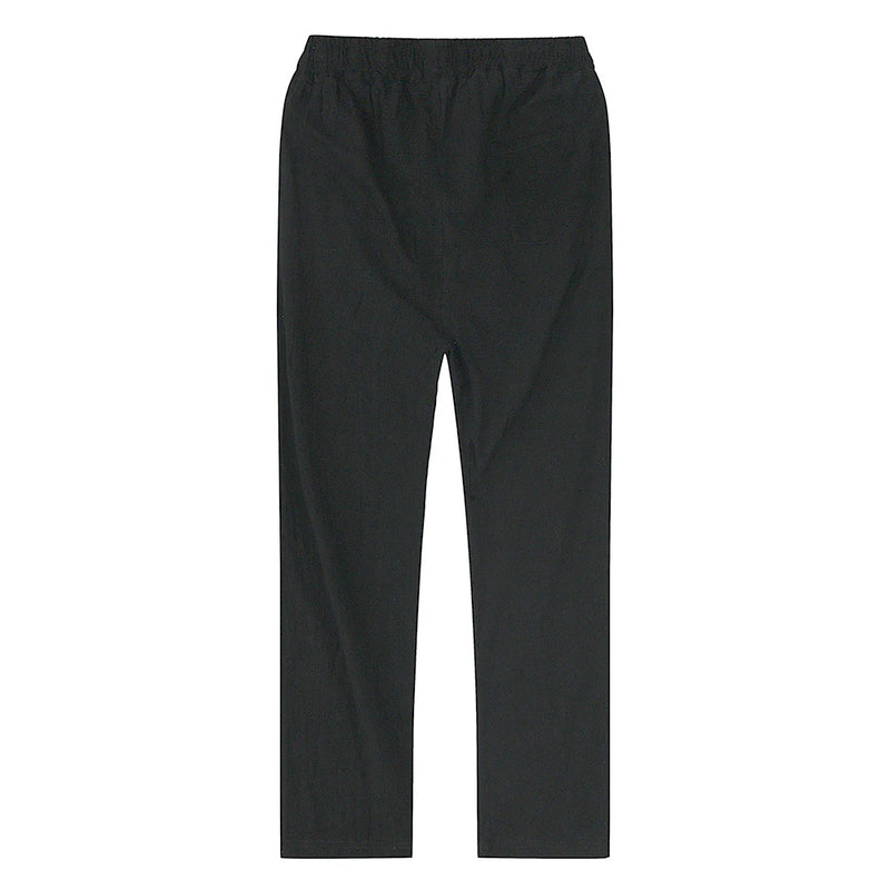 Men’s Cotton Linen Pants – Breathable Solid Color Casual Trousers for Autumn Fitness & Streetwear | Style Haven