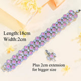 Luxury Purple Zirconia Tennis Bracelet – Elegant Bridal & Engagement Jewelry | Style Haven