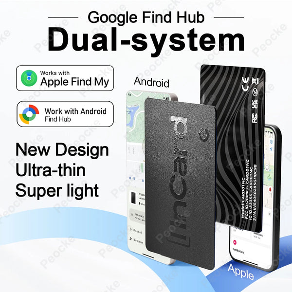 Wallet Anti-Loss GPS Smart Card Tracker | Works with iPhone & Android