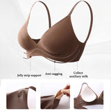 Sexy Seamless Bralette – Deep V Wireless Push-Up Bra with Letter Straps | Style Haven