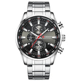 CURREN Luxury Quartz Men’s Watch – Waterproof Chronograph Sport Wristwatch with Date | Style Haven