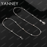 925 Sterling Silver Bead Chain Necklace – 16–24 Inch Fashion Jewelry for Women | Style Haven