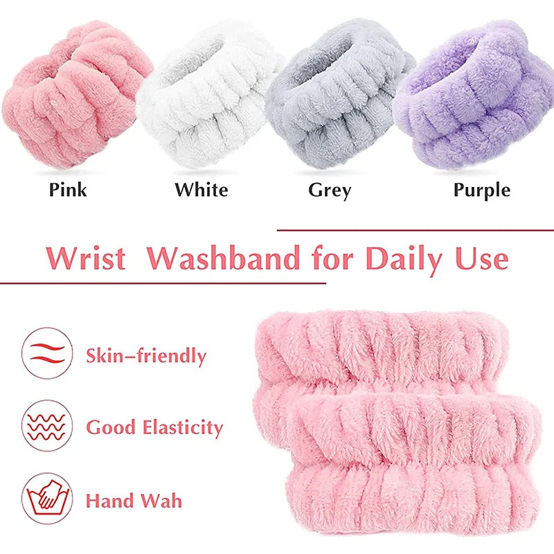 Microfiber Wrist Washband – Soft Absorbent Wristband for Face & Hand Washing | Style Haven