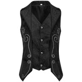 Men’s Medieval Costume Vest – Embroidered Renaissance Jacket for Halloween & Banquets | Style Haven