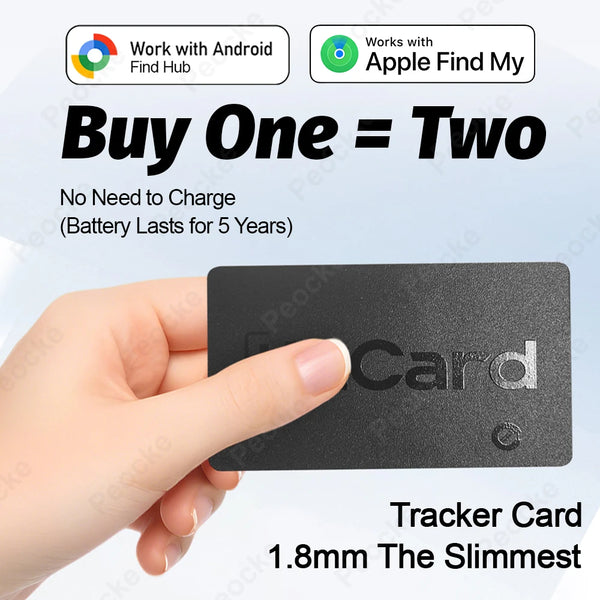 Wallet Anti-Loss GPS Smart Card Tracker | Works with iPhone & Android