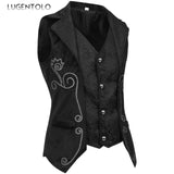 Men’s Medieval Costume Vest – Embroidered Renaissance Jacket for Halloween & Banquets | Style Haven