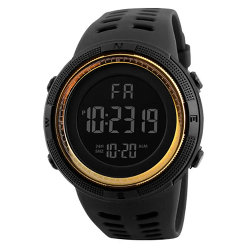 Military Sports Watch for Men – LED Digital Waterproof Timepiece with Luminous Display | Style Haven