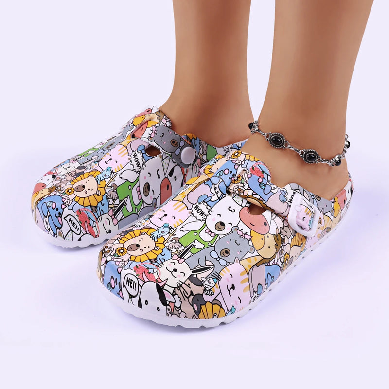 Women’s Flat Clog Sandals – Soft Insole with Adjustable Strap | Comfortable Everyday Footwear | Style Haven