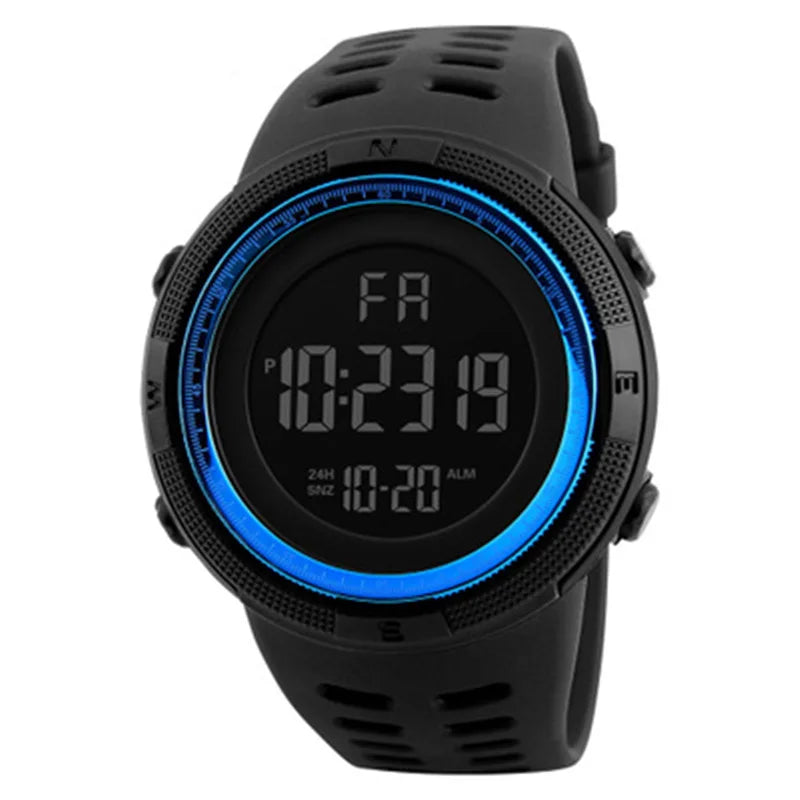 Military Sports Watch for Men – LED Digital Waterproof Timepiece with Luminous Display | Style Haven