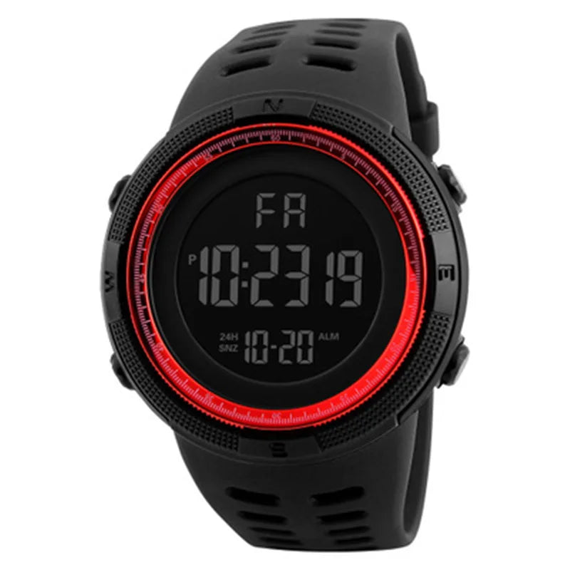 Military Sports Watch for Men – LED Digital Waterproof Timepiece with Luminous Display | Style Haven