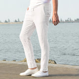 Men’s Cotton Linen Pants – Breathable Solid Color Casual Trousers for Autumn Fitness & Streetwear | Style Haven