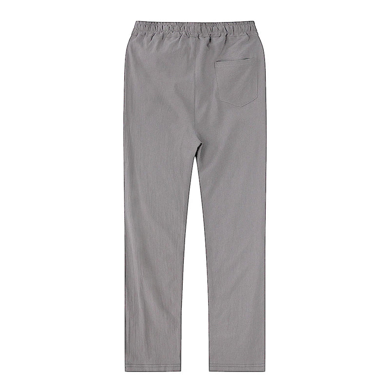 Men’s Cotton Linen Pants – Breathable Solid Color Casual Trousers for Autumn Fitness & Streetwear | Style Haven