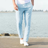 Men’s Cotton Linen Pants – Breathable Solid Color Casual Trousers for Autumn Fitness & Streetwear | Style Haven