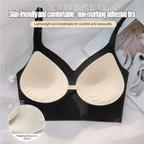 Invisible Deep U Plunge Bra – Backless Strapless Push-Up with Clear Straps | Style Haven