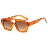 Oversized Leopard Frame Sunglasses – Bold Summer Eyewear for Beach & Vacation Style