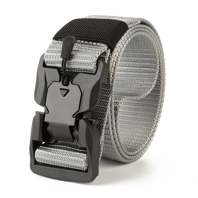 Men’s Magnetic Buckle Tactical Belt – Outdoor-Ready Utility Gear | Style Haven
