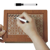 Saving Challenge Wooden Money Box – Reusable Decorative Retro Cash & Coin Bank