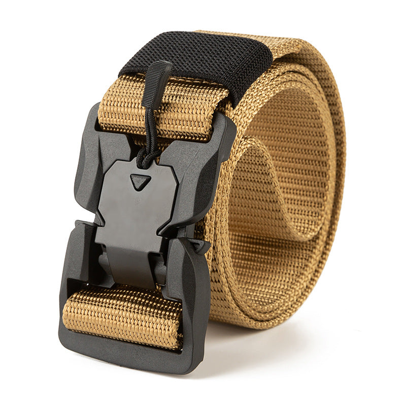 Men’s Magnetic Buckle Tactical Belt – Outdoor-Ready Utility Gear | Style Haven